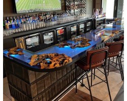 Барная стойка из смолы и слэбов-foto8