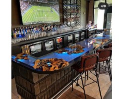 Барная стойка из смолы и слэбов-foto6