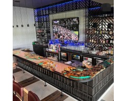 Барная стойка из смолы и слэбов-foto5