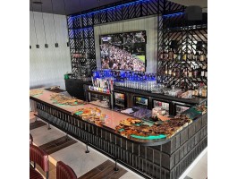 Барная стойка из смолы и слэбов-foto5