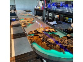 Барная стойка из смолы и слэбов-foto4