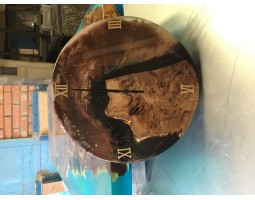 Часы из эпоксидной смолы резин арт-foto3