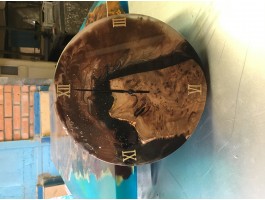 Часы из эпоксидной смолы резин арт-foto3