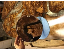 Часы из эпоксидной смолы резин арт-foto2