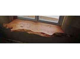 Подоконник из массива дерева капового карагача