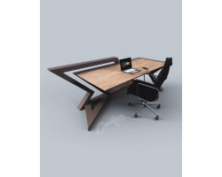 стол лофт из профильной трубы-foto3