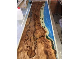 Дизайнерская барная стойка из смолы и слэбов-foto4