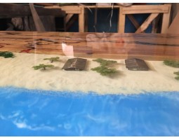 Дизайнерская барная стойка из смолы и слэбов-foto9