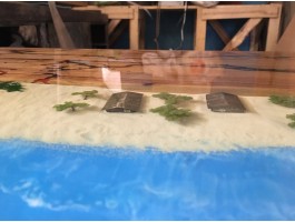 Дизайнерская барная стойка из смолы и слэбов-foto9