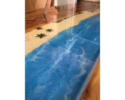 Дизайнерская барная стойка из смолы и слэбов-foto12