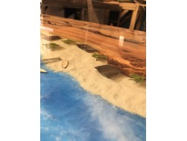 Дизайнерская барная стойка из смолы и слэбов-foto14