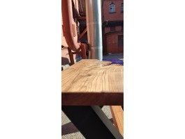 Синий эпоксидный стол река -foto10