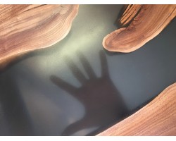 Kофейный стол река из эпоксидной смолы-foto8