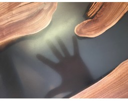 Kофейный стол река из эпоксидной смолы-foto8