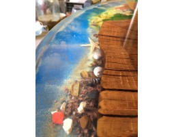 Круглый стол река из эпоксидной смолы-foto2