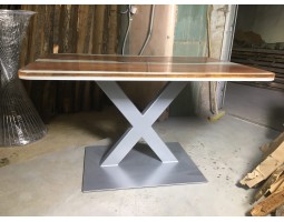 Белый эпоксидный стол река -foto5