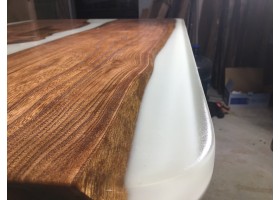 Белый эпоксидный стол река -foto7