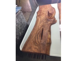 Белый эпоксидный стол река -foto10