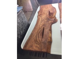 Белый эпоксидный стол река -foto10