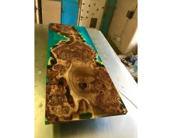 Дизайнерская барная стойка река со мхом-foto4