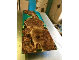 Дизайнерская барная стойка река со мхом-foto4