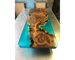 Дизайнерская барная стойка река со мхом-foto7