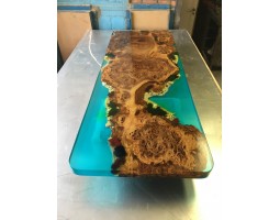 Дизайнерская барная стойка река со мхом-foto7