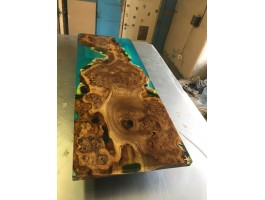 Дизайнерская барная стойка река со мхом-foto12