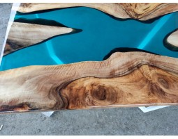 Эпоксидный стол река из американского ореха-foto6