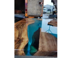 Эпоксидный стол река из американского ореха-foto8