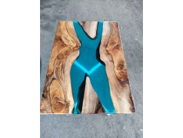 Эпоксидный стол река из американского ореха-foto9