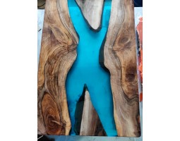 Эпоксидный стол река из американского ореха-foto10