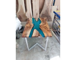 Эпоксидный стол река из американского ореха-foto12