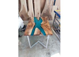 Эпоксидный стол река из американского ореха-foto12