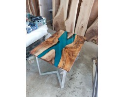 Эпоксидный стол река из американского ореха-foto13