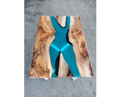 Эпоксидный стол река из американского ореха-foto4