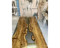 Эпоксидный стол река из слэбов в гостиную-foto9