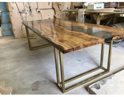 Эпоксидный стол река из слэбов в гостиную-foto8