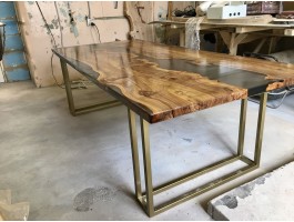 Эпоксидный стол река из слэбов в гостиную-foto8