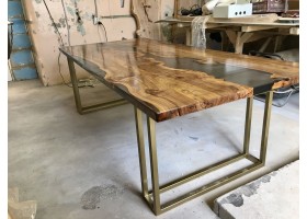 Эпоксидный стол река из слэбов в гостиную-foto8