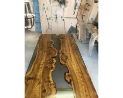 Эпоксидный стол река из слэбов в гостиную-foto11