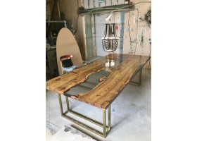 Эпоксидный стол река из слэбов в гостиную-foto5