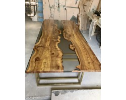 Эпоксидный стол река из слэбов в гостиную-foto6