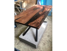 эпоксидный стол река из слэбов короеда -foto3
