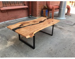 Стол река черного цвета с рекой-foto3