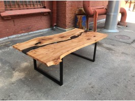 Стол река черного цвета с рекой-foto3