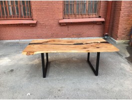 Стол река черного цвета с рекой-foto4