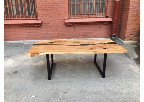 Стол река черного цвета с рекой-foto4