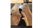 стол река из эпоксидной смолы дерева для кухни