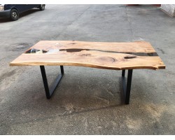 Стол река черного цвета с рекой-foto7